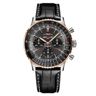 Breitling Navitimer B01 Chronograph 43mm Limited Edition Mens Watch Grey Alligator Breitling Navitimer B01 Chronograph 43mm Limited Edition Mens Watch Grey Alligator