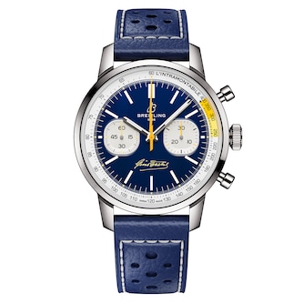 Breitling Top Time B01 Gino Bartali 41mm Mens Watch Leather