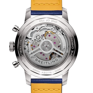 Breitling Top Time B01 Gino Bartali 41mm Mens Watch Leather