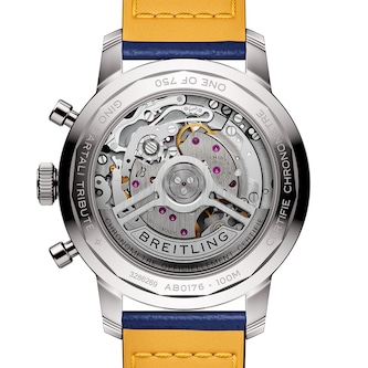 Breitling Top Time B01 Gino Bartali 41mm Mens Watch Leather