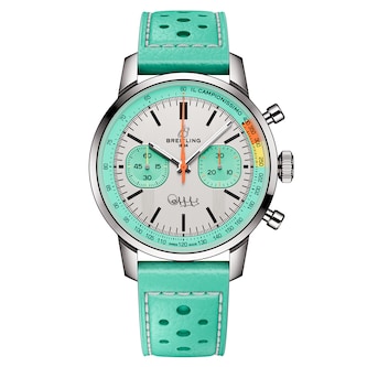 Breitling Top Time B01 Fausto Coppi 41mm Mens Watch Leather