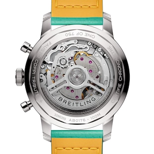 Breitling Top Time B01 Fausto Coppi 41mm Mens Watch Leather