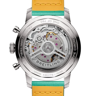 Breitling Top Time B01 Fausto Coppi 41mm Mens Watch Leather