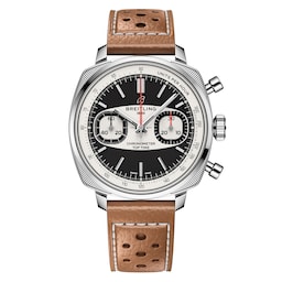 17532877 - Top Time B01 Racing 38mm Mens Watch Brown Leather