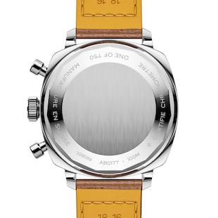 Breitling Top Time B01 Racing 38mm Mens Watch Brown Leather