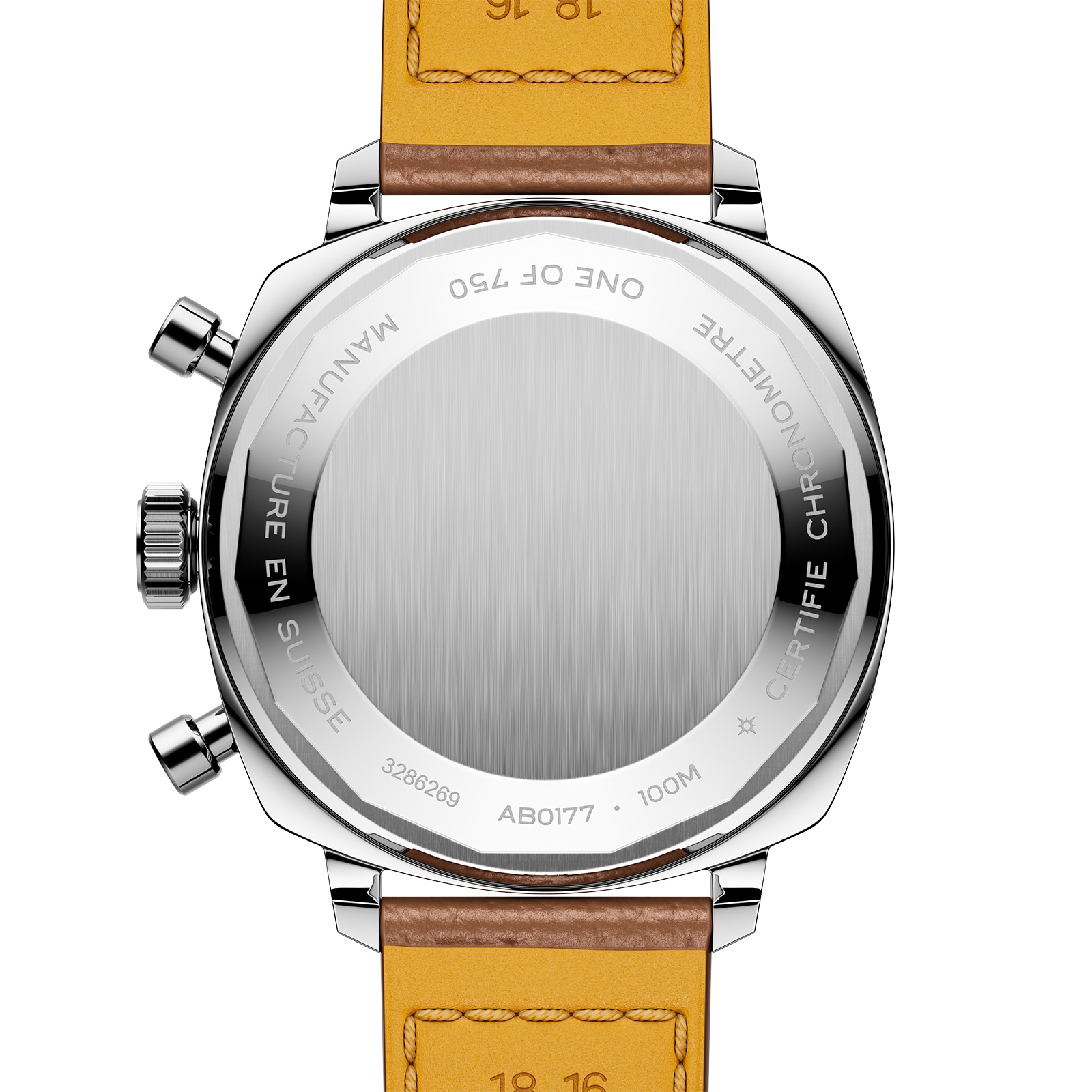 Breitling Top Time B01 Racing 38mm Mens Watch Brown Leather