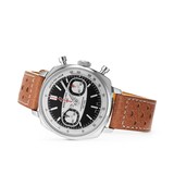 Breitling Top Time B01 Racing 38mm Mens Watch Brown Leather