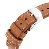 Breitling Top Time B01 Racing 38mm Mens Watch Brown Leather