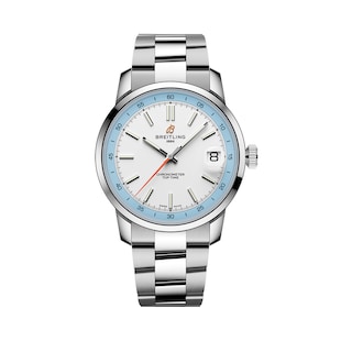 Breitling Top Time B31 38mm Mens Watch White Stainless Steel