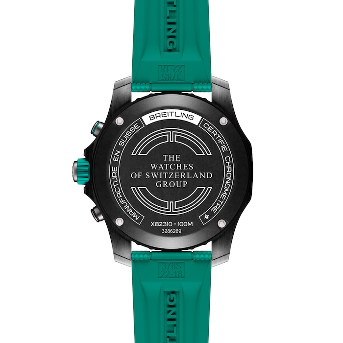 Breitling Endurance Pro 44mm Unisex Watch Turquoise The Watches Of Switzerland Group Exclusive