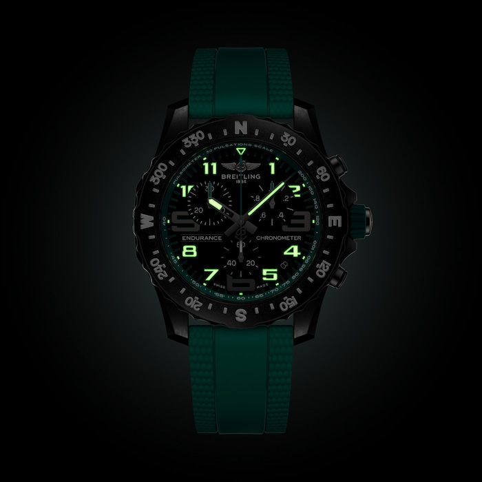 Breitling Endurance Pro 44mm Unisex Watch Turquoise The Watches Of Switzerland Group Exclusive