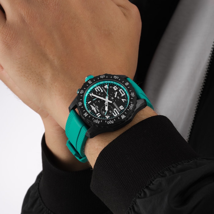 Breitling Endurance Pro 44mm Unisex Watch Turquoise The Watches Of Switzerland Group Exclusive