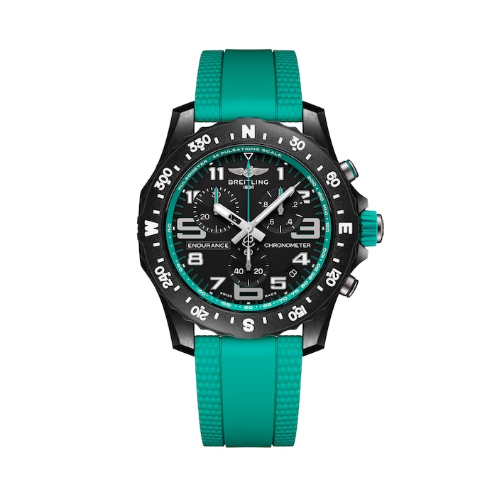 Breitling Endurance Pro 38mm Unisex Watch Turquoise The Watches Of Switzerland Group Exclusive