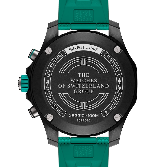 Breitling Endurance Pro 38mm Unisex Watch Turquoise The Watches Of Switzerland Group Exclusive