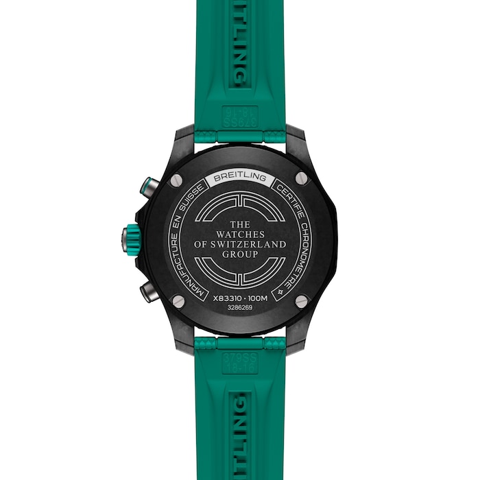 Breitling Endurance Pro 38mm Unisex Watch Turquoise The Watches Of Switzerland Group Exclusive