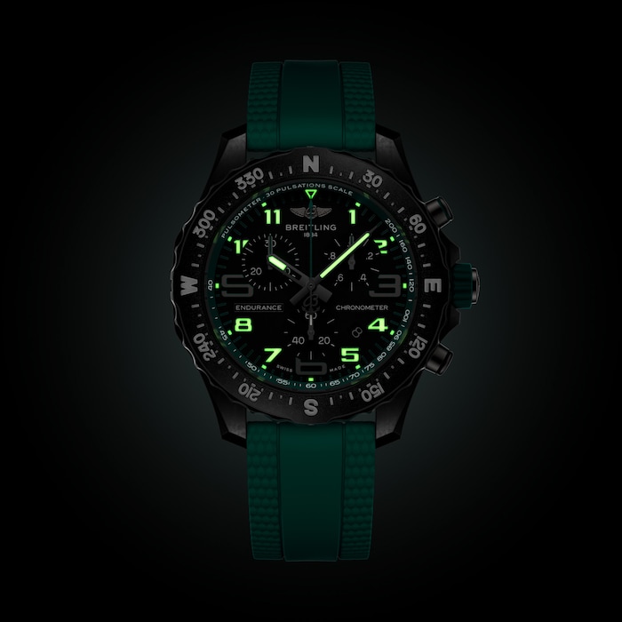 Breitling Endurance Pro 38mm Unisex Watch Turquoise The Watches Of Switzerland Group Exclusive