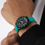 Breitling Endurance Pro 38mm Unisex Watch Turquoise The Watches Of Switzerland Group Exclusive