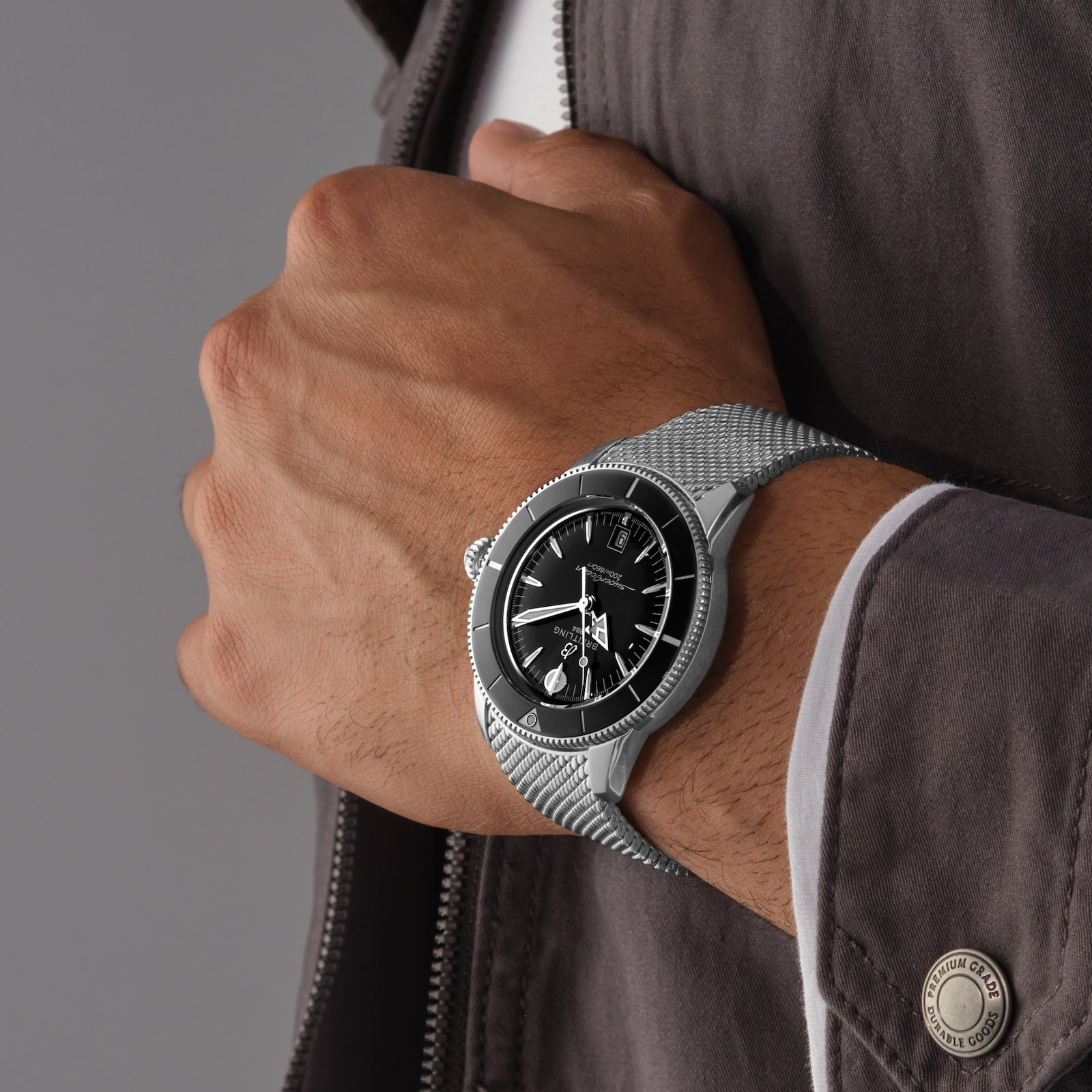 Breitling Superocean Heritage B31 Automatic 44mm Mens Watch Black