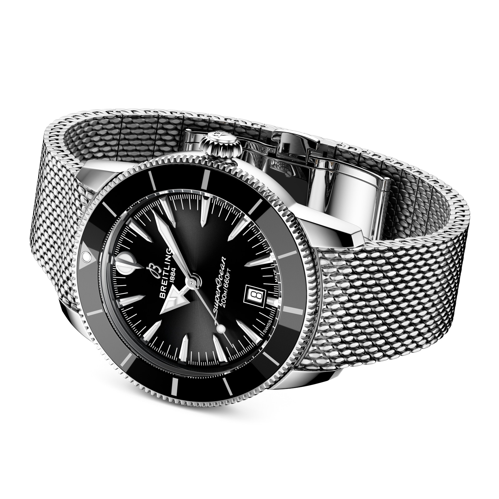 Breitling Superocean Heritage B31 Automatic 44mm Mens Watch Black