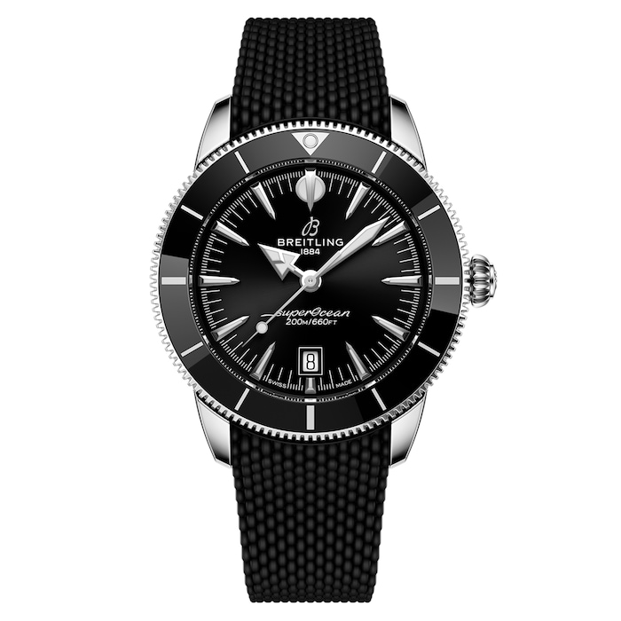 Breitling Superocean Heritage B31 Automatic 44mm Mens Watch Black Rubber