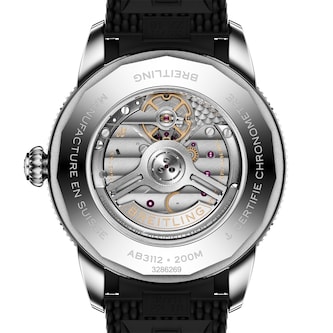 Breitling Superocean Heritage B31 Automatic 44mm Mens Watch Black Rubber