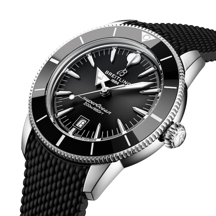 Breitling Superocean Heritage B31 Automatic 44mm Mens Watch Black Rubber