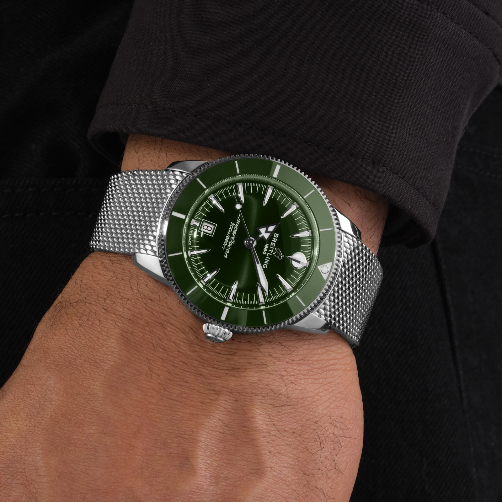 Breitling Superocean Heritage B31 Automatic 44mm Mens Watch Green