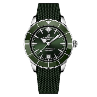 Breitling Superocean Heritage B31 Automatic 44mm Mens Watch Green Rubber