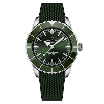 Breitling Superocean Heritage B31 Automatic 44mm Mens Watch Green Rubber Breitling Superocean Heritage B31 Automatic 44mm Mens Watch Green Rubber