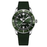 Breitling Superocean Heritage B31 Automatic 44mm Mens Watch Green Rubber