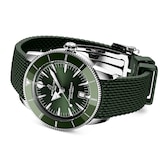 Breitling Superocean Heritage B31 Automatic 44mm Mens Watch Green Rubber