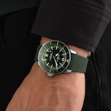 Breitling Superocean Heritage B31 Automatic 44mm Mens Watch Green Rubber