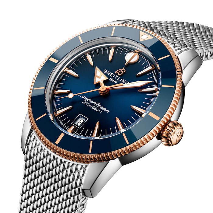 Breitling Superocean Heritage B31 Automatic 44mm Mens Watch Blue 18