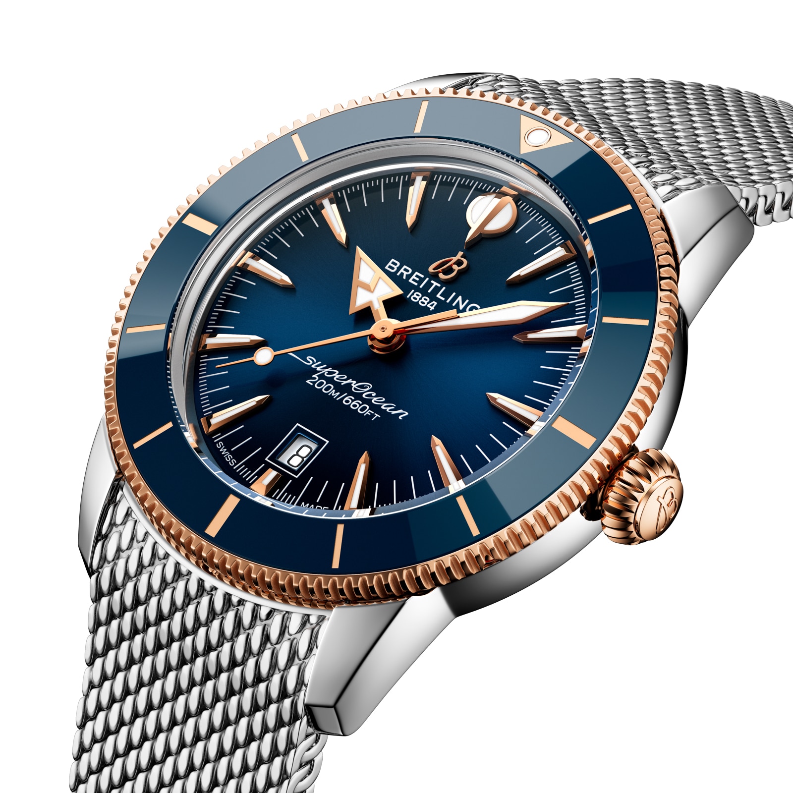 Breitling Superocean Heritage B31 Automatic 44mm Mens Watch Blue 18