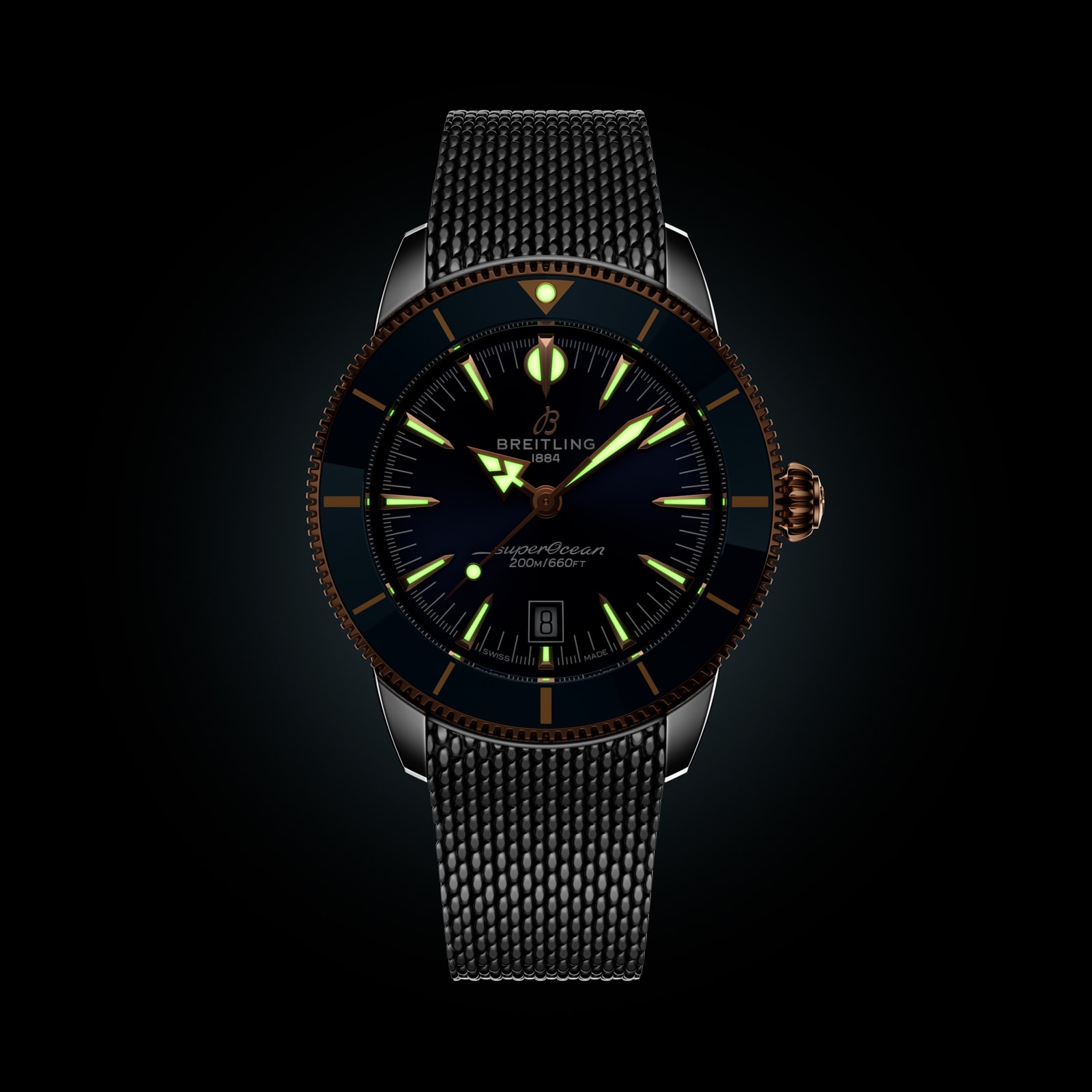 Breitling Superocean Heritage B31 Automatic 44mm Mens Watch Blue 18