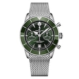 Breitling Superocean Heritage B01 Chronograph 42mm Mens Watch Green