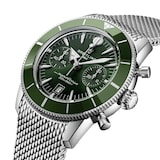 Breitling Superocean Heritage B01 Chronograph 42mm Mens Watch Green