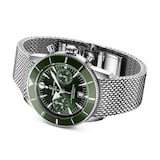 Breitling Superocean Heritage B01 Chronograph 42mm Mens Watch Green