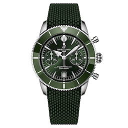17532897 - Superocean Heritage B01 Chronograph 42mm Mens Watch Green Rubber
