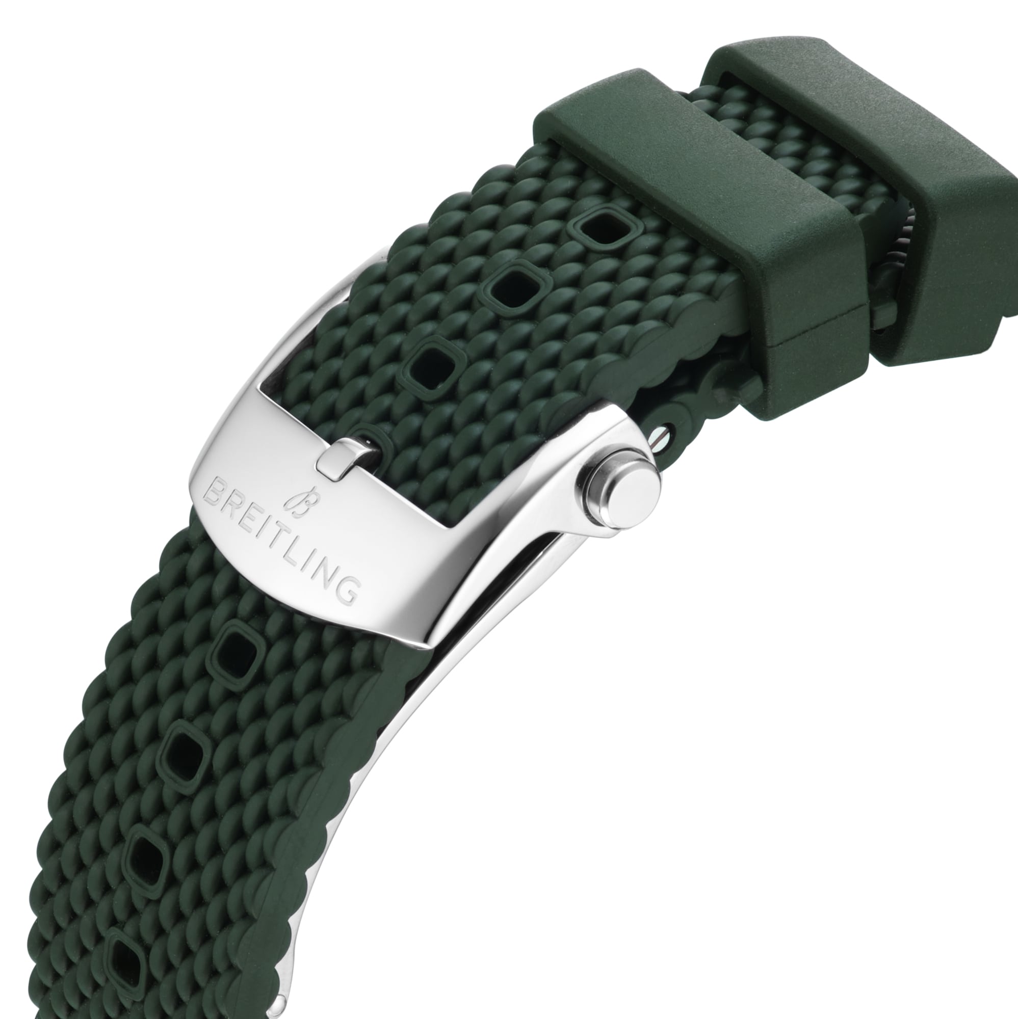 Breitling Superocean Heritage B01 Chronograph 42mm Mens Watch Green Rubber Breitling Superocean Heritage B01 Chronograph 42mm Mens Watch Green Rubber