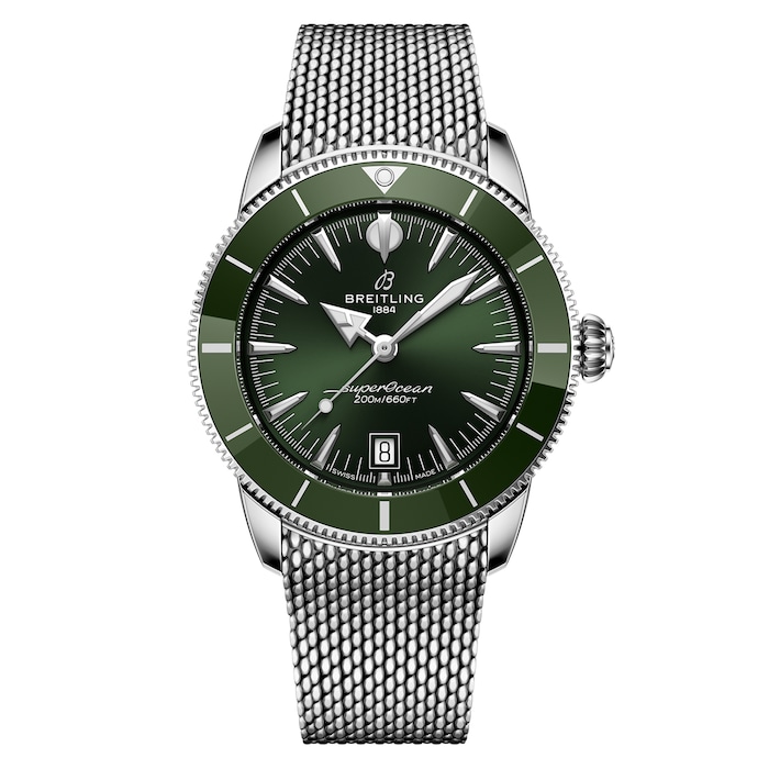 Breitling Superocean Heritage B31 Automatic 42mm Mens Watch Green