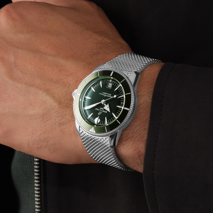 Breitling Superocean Heritage B31 Automatic 42mm Mens Watch Green