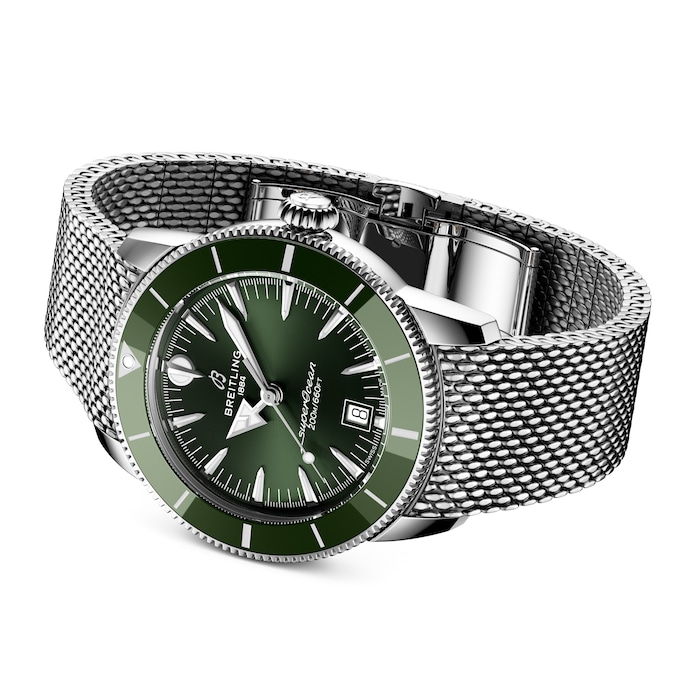 Breitling Superocean Heritage B31 Automatic 42mm Mens Watch Green