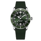 Breitling Superocean Heritage B31 Automatic 42mm Mens Watch Green Rubber