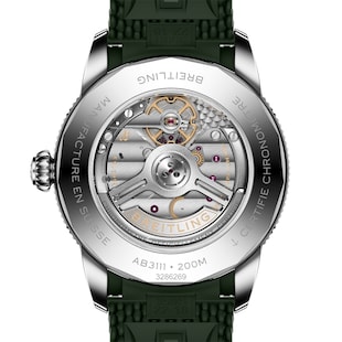 Breitling Superocean Heritage B31 Automatic 42mm Mens Watch Green Rubber