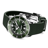 Breitling Superocean Heritage B31 Automatic 42mm Mens Watch Green Rubber