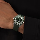 Breitling Superocean Heritage B31 Automatic 42mm Mens Watch Green Rubber