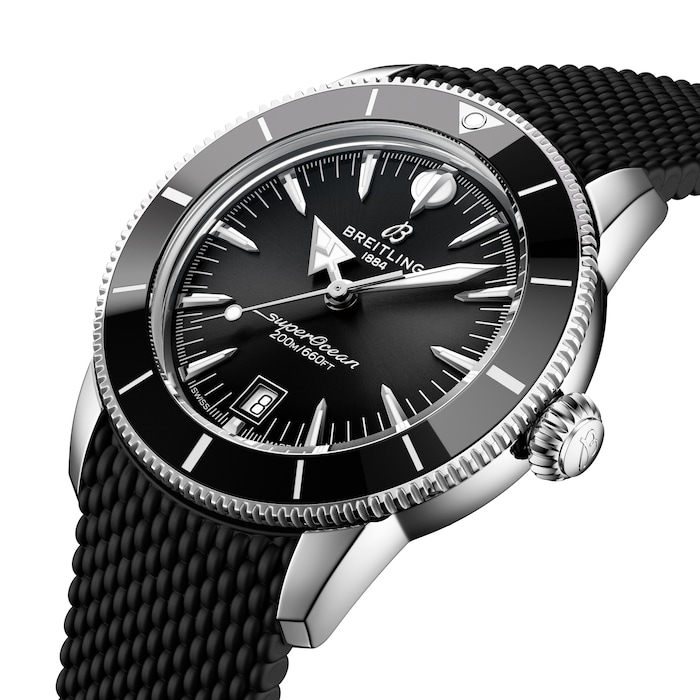 Breitling Superocean Heritage B31 Automatic 42mm Mens Watch Black Rubber