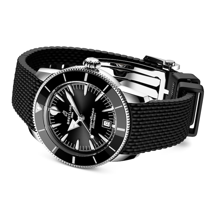 Breitling Superocean Heritage B31 Automatic 42mm Mens Watch Black Rubber