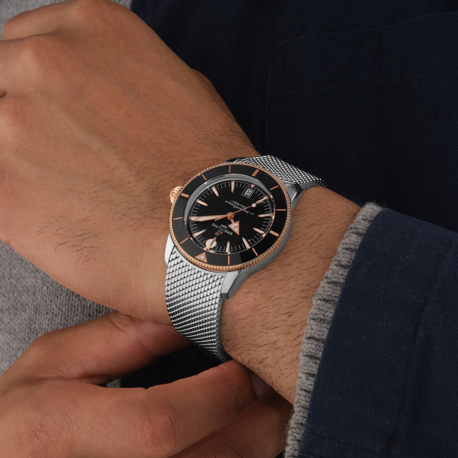 Breitling Superocean Heritage B31 Automatic 42mm Mens Watch Black